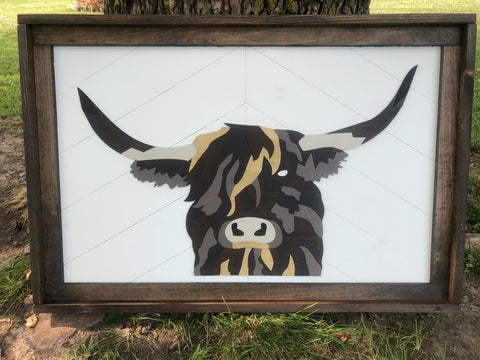 Laser Cut Cow