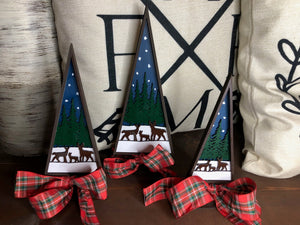 Christmas Trees - Set Of 3