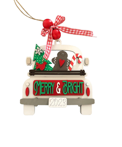 Truck Ornament and Gift Card Holder