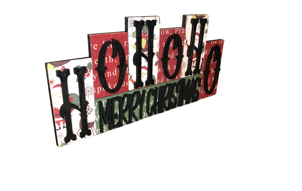 Christmas Block Signs