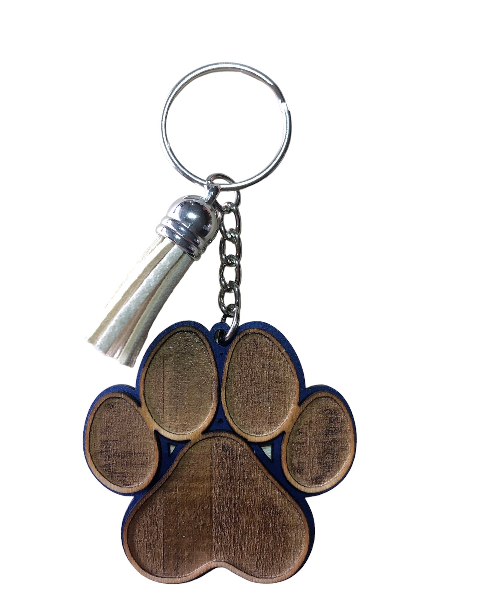 Paw Print Keychain