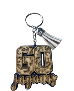 Go Jaguars Keychain