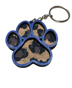 Paw Print Keychain