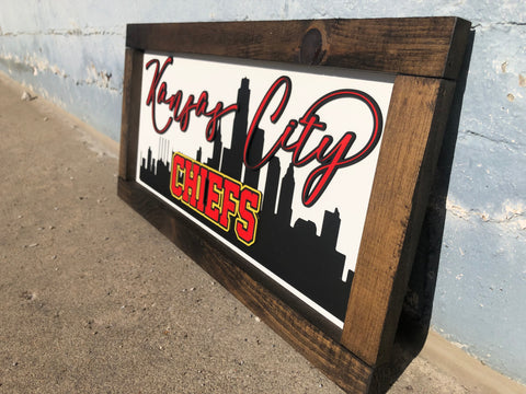 3D Chiefs Skyline Sign