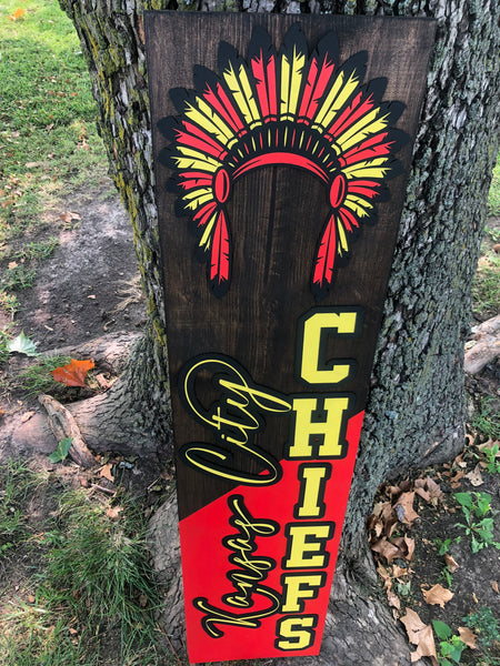 Chiefs Porch Sign