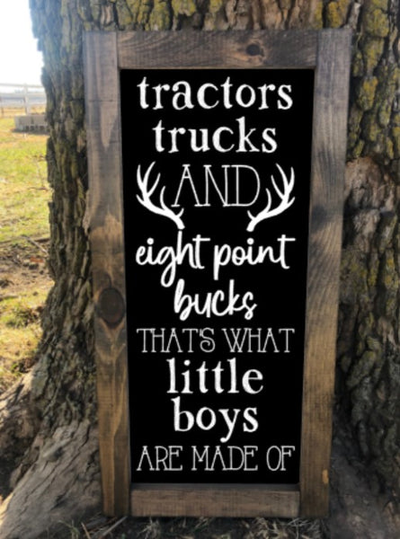 Tractors Trucks Eight Point Bucks
