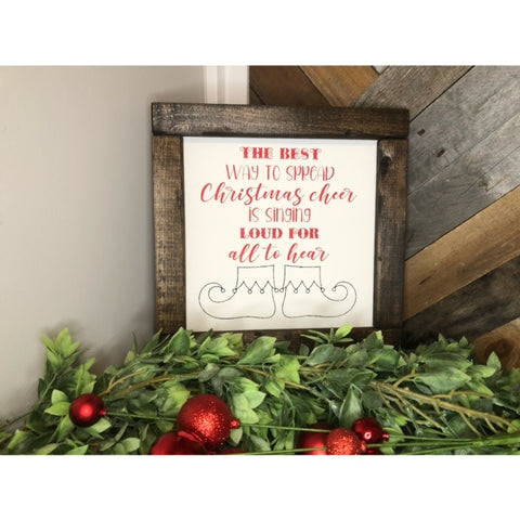 Elf Inspired Sign